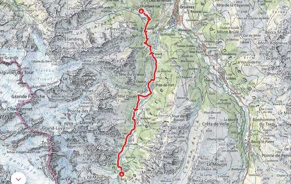 TMB route changes La Fouly to Champex
